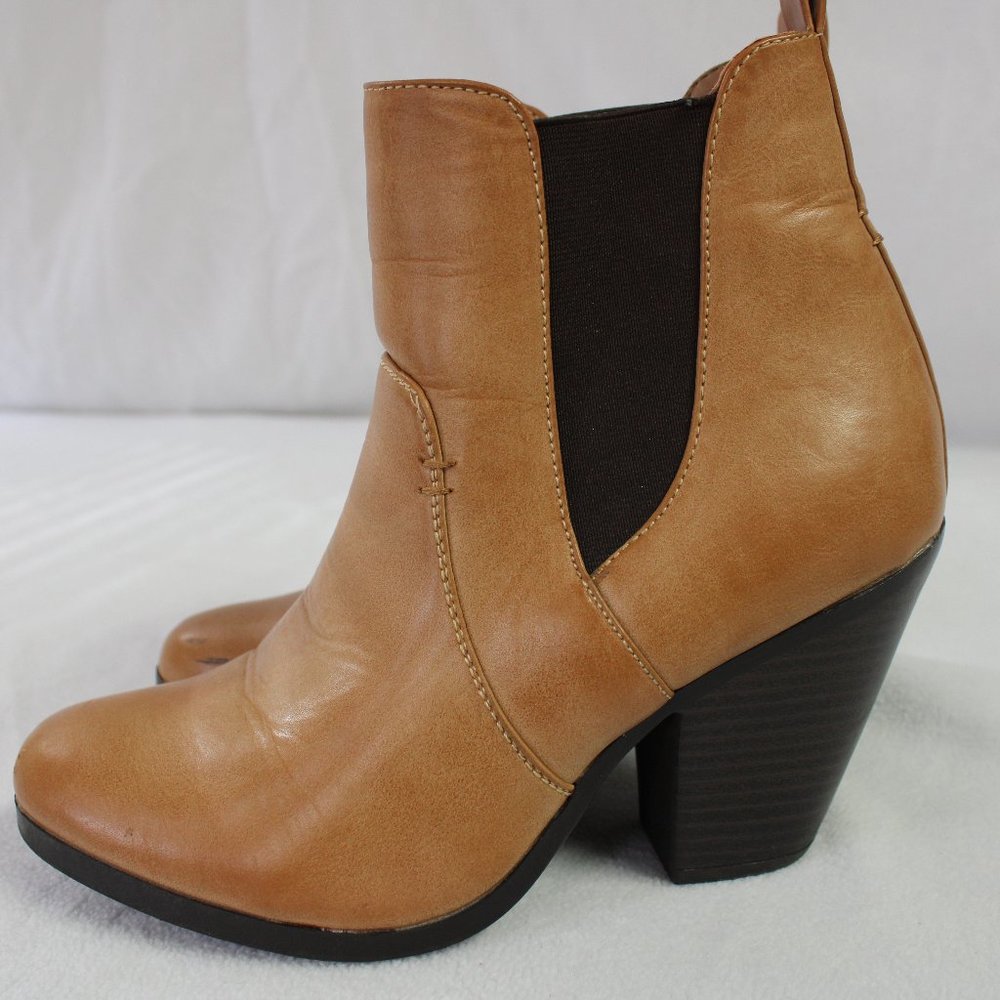 ETC Shoes M 7/8 Western Style Shoes Brown